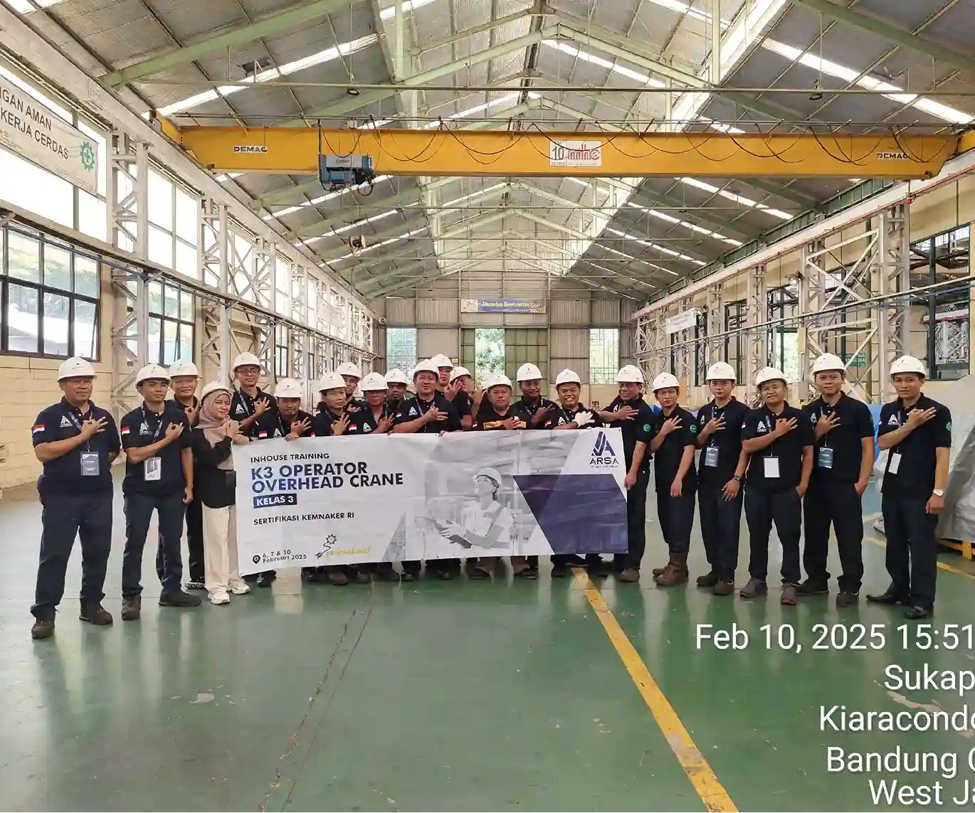 K3 Operator Overhead Crane Kelas 2